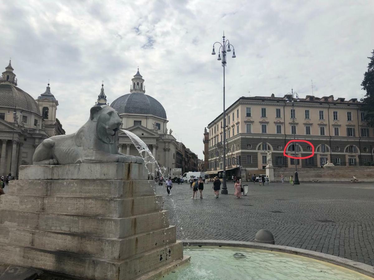 Apartmán Bellavista Piazza Del Popolo Řím Exteriér fotografie